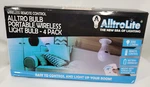Alltrolite 4 Pack Portable Wireless Cob Led Light Bulb Remote Operated 3W 200LM. Fixed Price $32.99.