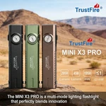 New Trustfire MINIX3-PRO 2050 Lumen 6-IN-1 Edc Led Flashlight Uv Laser Red. Fixed Price $66.59.