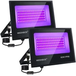 Meekbos 2 Pack 60W Led Lights Uv Outdoor With Plug IP66 Wate.... Fixed Price $34.99.