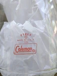 Made In Usa For Coleman Replacement Lantern Glass Pyrex Oem Red Letter. Fixed Price $24.99.