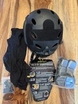 Night Vision Fast Tactical Bump Helmet Black Nvg Mount Adjustable Airsoft. Fixed Price $80.00.