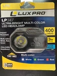 Lux Pro LP347 Headlamp Light 400 Lumens Bright Multi Color Led 6 Mode 4779. Fixed Price $24.00.