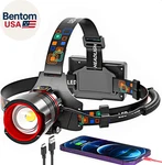 Rechargeable 90000 Lumens Ultra Bright Super Hard Hat. Fixed Price $45.56.