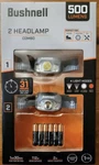 Brand New & Sealed!!! Bushnell 500 Lumen Multi-color Headlamp, 2 Pack. Fixed Price $49.00.