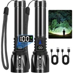 Trixhub Rechargeable Flashlights High Lumens 5MODE Black. Fixed Price $47.72.