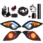 Rgb Led Headlight & Turn Signal Kit For Yamaha G29 Drive Golf Carts 2007-UP 1.... Fixed Price $278.17.