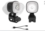 2PACK Rechargeable Headlights For Shoe Charms, Bike, Keychain, Camping, Backpack. Fixed Price $6.99.