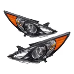 Philtop Headlights Assembly Compatible With 2011-2014 Hyundai Sonata,black Ho.... Fixed Price $175.06.