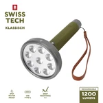Swiss Tech 1200 Lumen Rechargeable Led Flashlight With Battery, Durable Handheld. Fixed Price $51.85.