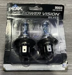 Peak Lighting Power Vision Silver Halogen Headlamp 9003 HB2 60/55W ***2 Pack***. Fixed Price $16.95.