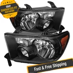 Spyder Auto 5077127 Xtune Oem Headlights For 07-13 Toyota Tundra / 08-13 Sequoia. Fixed Price $134.74.