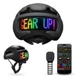 Bike Helmet With Light Led Display Customizable Patterns Adult Black Docgari. Fixed Price $89.99.