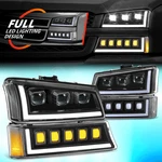 For 2003-2006 Silverado Sequential Led Drl Projector Bumper Signal Headlights. Fixed Price $196.48.