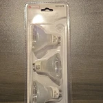 Utilitech GU10 50W 120V Clear Glass Lamp Bulbs Pack Model 0274378. Fixed Price $9.99.
