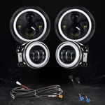 Yeego Direct Inch Halo Led Headlight With 4 Fog For Wrangler 97-17. Fixed Price $95.05.