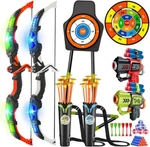 Vatos 2 Pack Bow Arrow Toy, Light Archery Cup Suction Standing Target. Fixed Price $34.99.