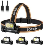 Sofirn HS22 Rechargeable Headlamp 2500 Lumens, Stepless Tint Mixing Headlight. Fixed Price $57.50.