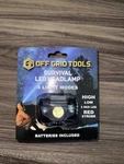 Off Grid Tools Survival Led Headlamp Adjustable Strap Black 4 Ligths Modes.. Fixed Price $14.97.