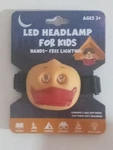 Led Headlamp For Kids Hands Free Lighting Duck Character 2AA Batteries Not Incl. Fixed Price $7.99.