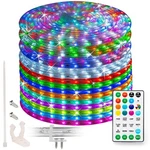 100 Ft 1152LEDS, Color Changing Outside Rope Light 12-MODES W/remote Contr.... Fixed Price $212.00.