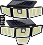 Ameritop Solar Lights Outdoor, 2 Four-heads 300LED, Daylight 4HEAD. Fixed Price $41.58.