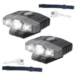 2PCS Hat Lights Clip On Rechargeable Brim Light, Ultra Bright Micro Mini Led. Fixed Price $23.76.