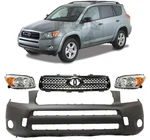 Front Bumpers Covers Fascia & Grille Assembly For 2006-2008 Toyota RAV4. Fixed Price $305.99.