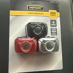 Defiant 200 Lumens Headlight (3-PACK). Fixed Price $5.99.