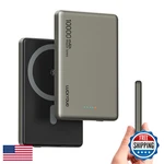 Luckyduo Ultra Slim 10000MAH Magnetic Portable Wireless Charger Power Bank Iphon. Fixed Price $65.73.