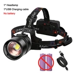 Powerful Led Headlamp Aluminium Alloy Headlight High Lumen Rechargeable. Fixed Price $24.04.