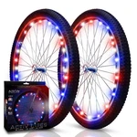 2-TIRE Pack Led Bike Wheel Lights With Batteries Included, Get 100% Brighter .... Fixed Price $39.19.