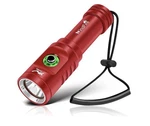 Windfire TS08/DM06 Led Flashlight 1800LM IP68 Rechargeable Li-ion 3.7V Red. Fixed Price $23.20.