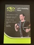 Athletic Works Led Light Up Running Vest And Shoe Clips Reflective Safety Lot. Fixed Price $9.99.