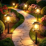 14-PACK Solar Pathway Lights High-efficiency Polycrystalline Panels For All.... Fixed Price $63.60.