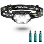 Plusinto 9 Led Headlamp Battery Powered, Pack 2000 Lumens AAA-1. Fixed Price $15.89.