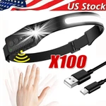 Cob Led Headlamp Usb Rechargeable Headlight Torch Work Bar Band. Fixed Price $359.88.