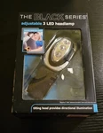The Black Series, Adjustable 3 Led Headlamp Light, Pivots 90 Degrees, New. Fixed Price $15.00.