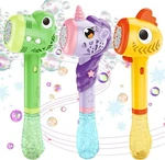Vatos 3PCS Automatic Bubble Wands, Maker Machine With Light & Music. Fixed Price $63.99.