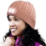 Headlightz By Roq Innovation Beanie With Unisex Led Hat Blush. Fixed Price $28.49.