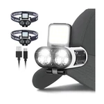 Led Hard Hat Light, 2 Pcs Dimmable Clip On Cap Lights, Headlamp Rec... Fast Ship. Fixed Price $46.99.