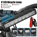12000LM Bicycle 8LED Lights Usb Headlamp Bike Front Rear Hi/lo Beam Set. Fixed Price $25.99.