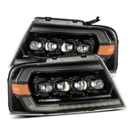 04-08 Ford F150 Mark Lt Jet Black Nova Led Projector Headlights Headlamps. Fixed Price $950.00.