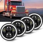 3/4 5.75 Inch Headlight With Amber Halo Drl Projector Sealed Beam H.... Fixed Price $178.78.