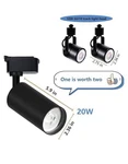 Bravsekai Ultra-bright Type Black Track Lighting Heads (no Rails) 12PCS. Fixed Price $75.00.