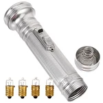 Portable Old-fashioned Flashlight Vintage Style Metal Outdoor Comp.... Fixed Price $19.60.