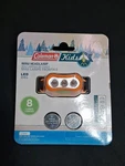 Coleman Kids Mini Exploration Headlamp Orange 8 Lumens Lifetime Bulb New Led. Fixed Price $9.99.