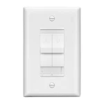 Lider Combination Light Switch And 3-SPEED Fan Control, Single Pole, White. Fixed Price $55.54.