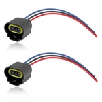 2PCS Female Pigtail Connector,headlight Fog. Fixed Price $9.04.