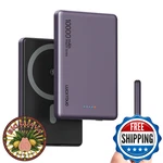 Luckyduo Ultra Slim 10000MAH Magnetic Portable Wireless Charger For Iphone. Fixed Price $68.31.
