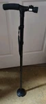 Eecoo Lightweight Sturdy Foldup Walking Cane Bright Led Flashlight No Battery. Fixed Price $7.50.